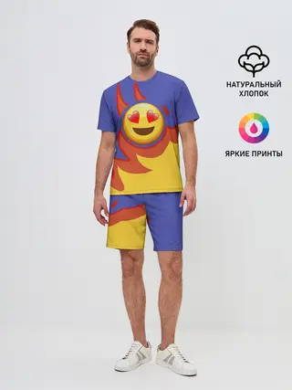 Мужской костюм с шортами / Ты горишь как огонь v1