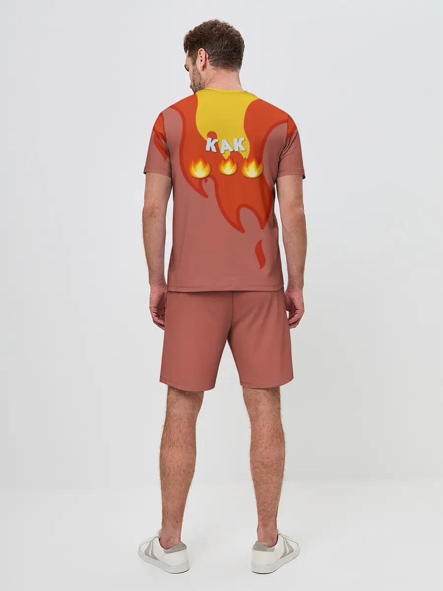 Мужской костюм с шортами / Ты горишь как огонь v2