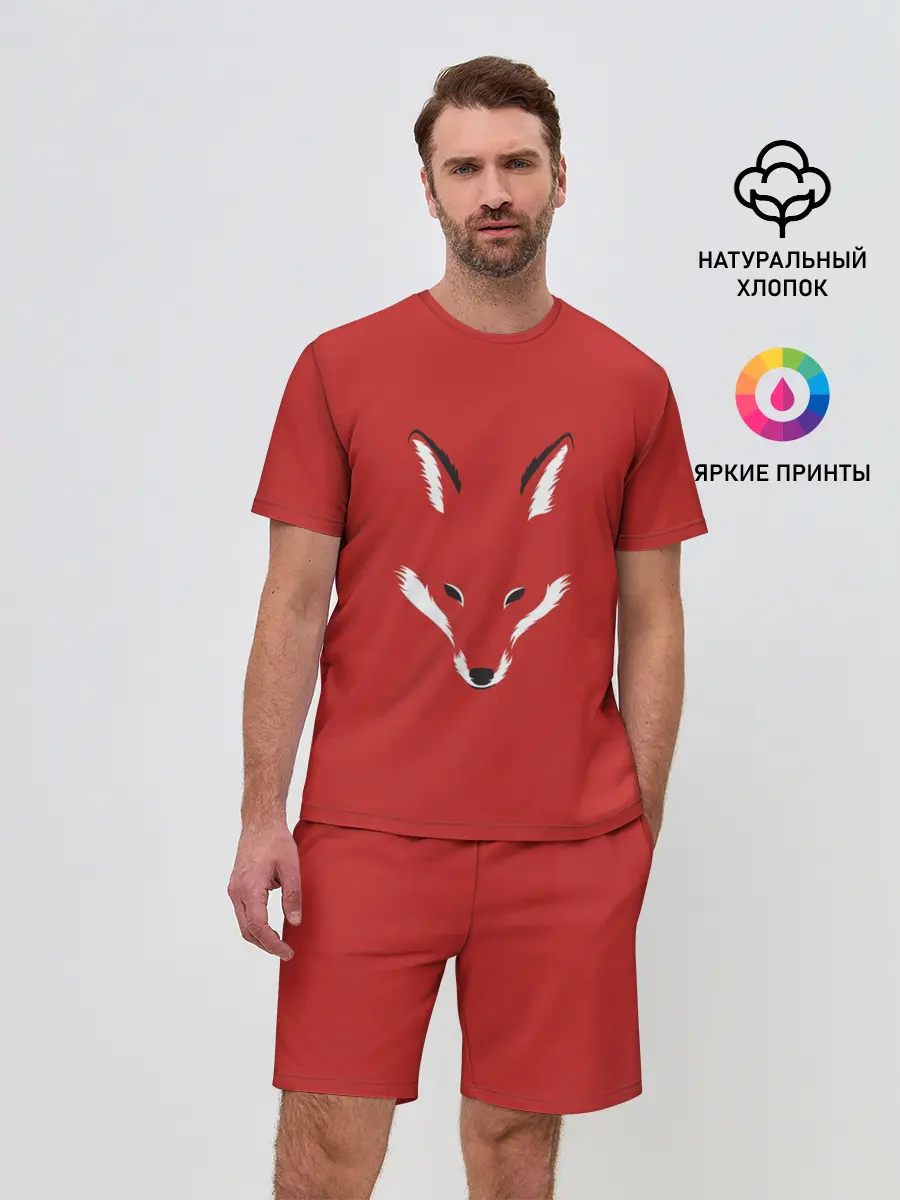 Мужской костюм с шортами / Fox minimalism