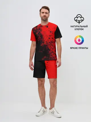 Мужской костюм с шортами / Пятна Крови