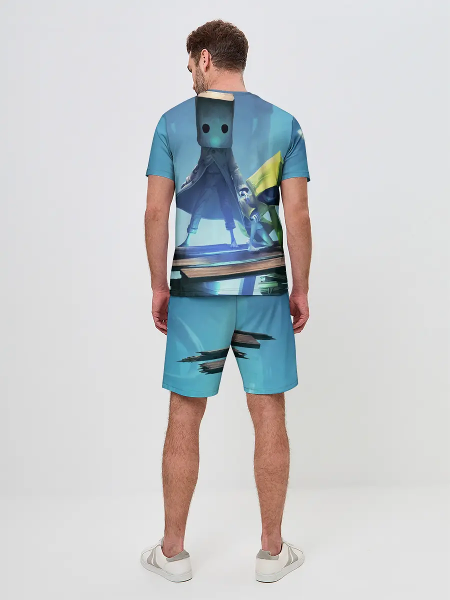 Мужской костюм с шортами / Little Nightmares || арт шестой и моно