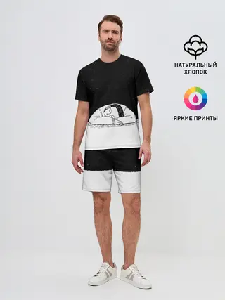 Мужской костюм с шортами / Космический сон