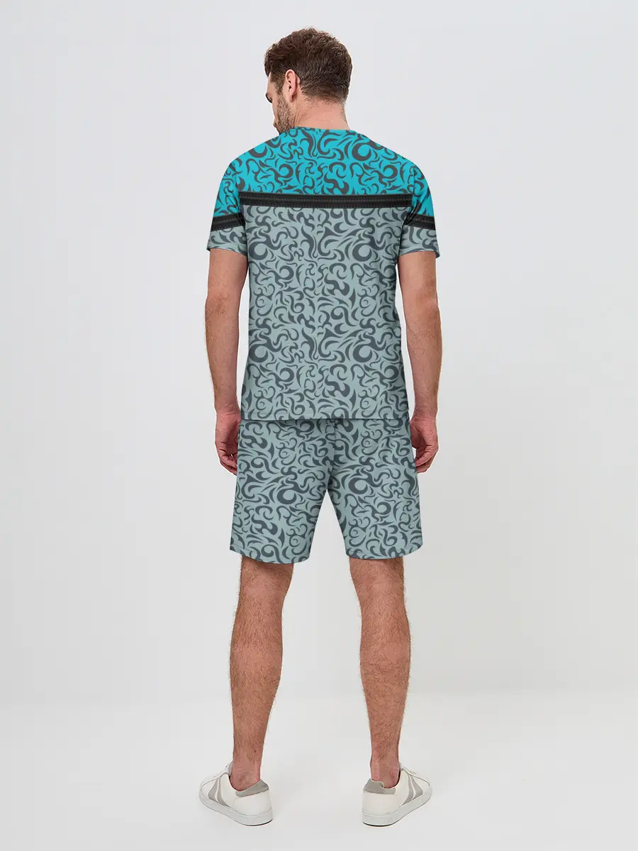 Мужской костюм с шортами / Снежный вихрь