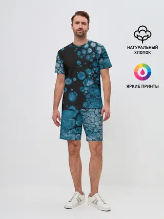 Мужской костюм с шортами / Лёд