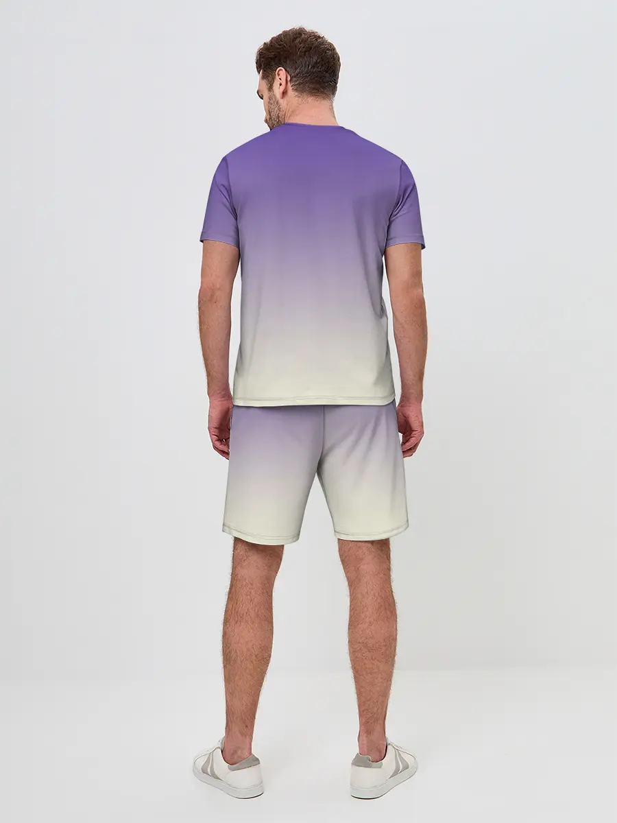 Мужской костюм с шортами / черный котенок в коробке