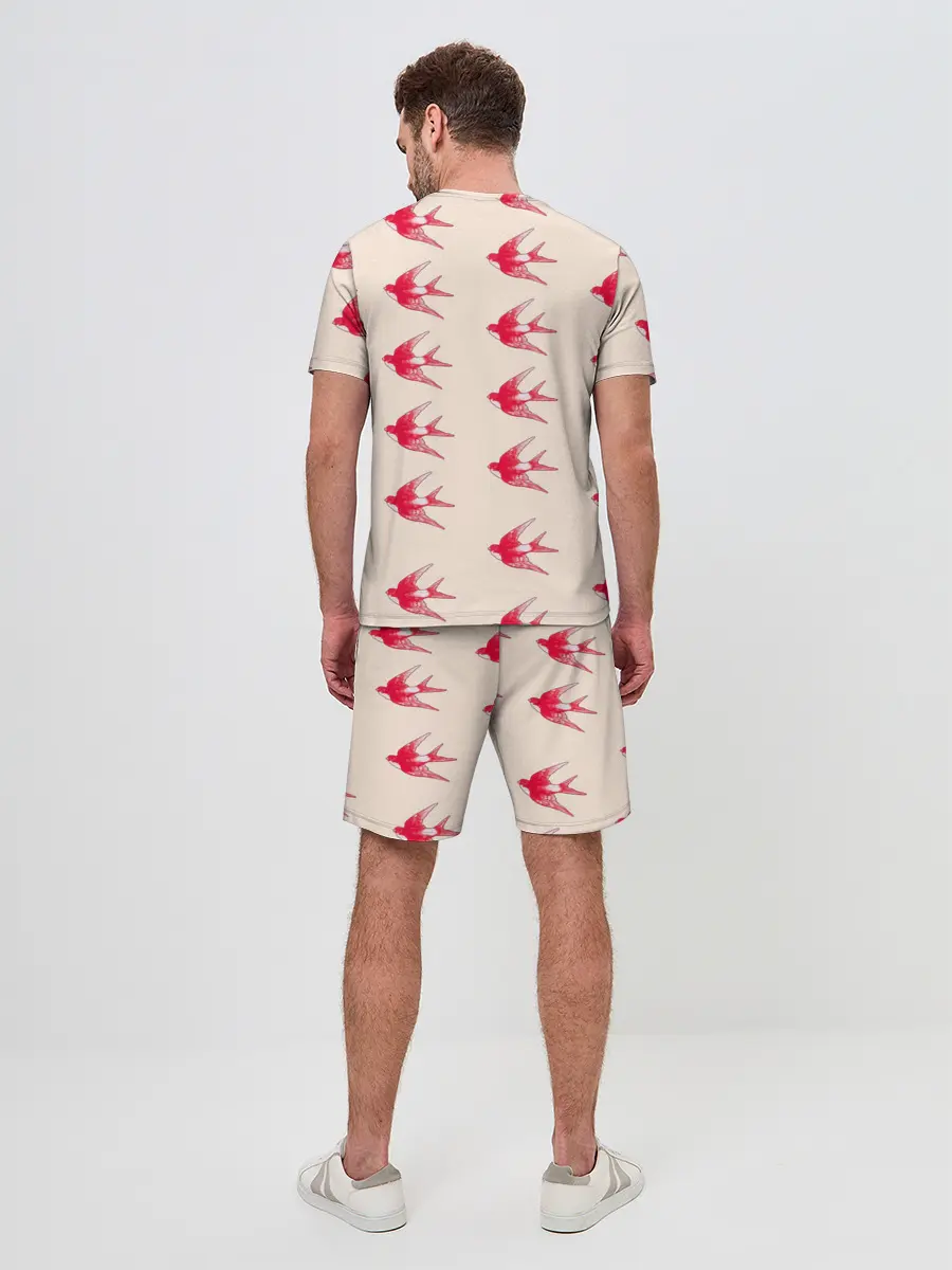 Мужской костюм с шортами / Синицы