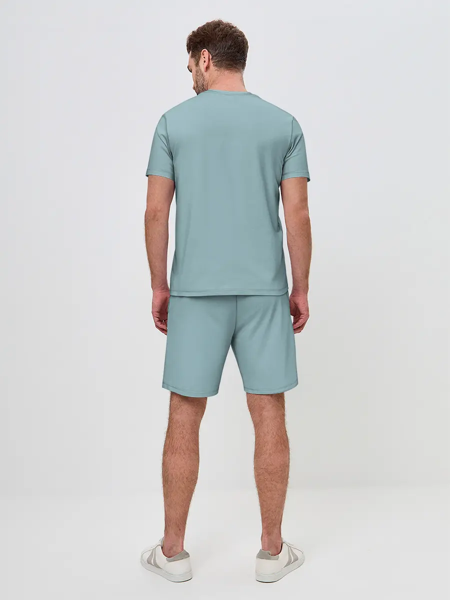 Мужской костюм с шортами / Котик грустит