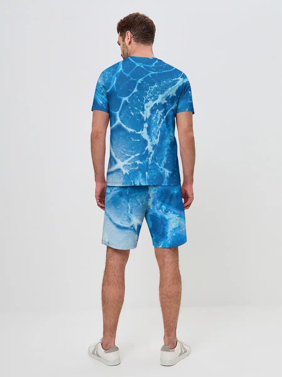 Мужской костюм с шортами / Ледяной