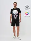 Мужской костюм с шортами / Glitch Skull