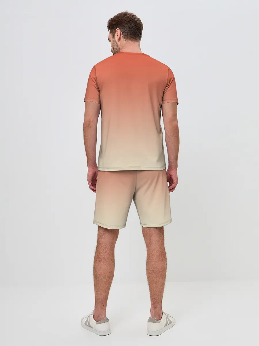 Мужской костюм с шортами / попкорн рисунок