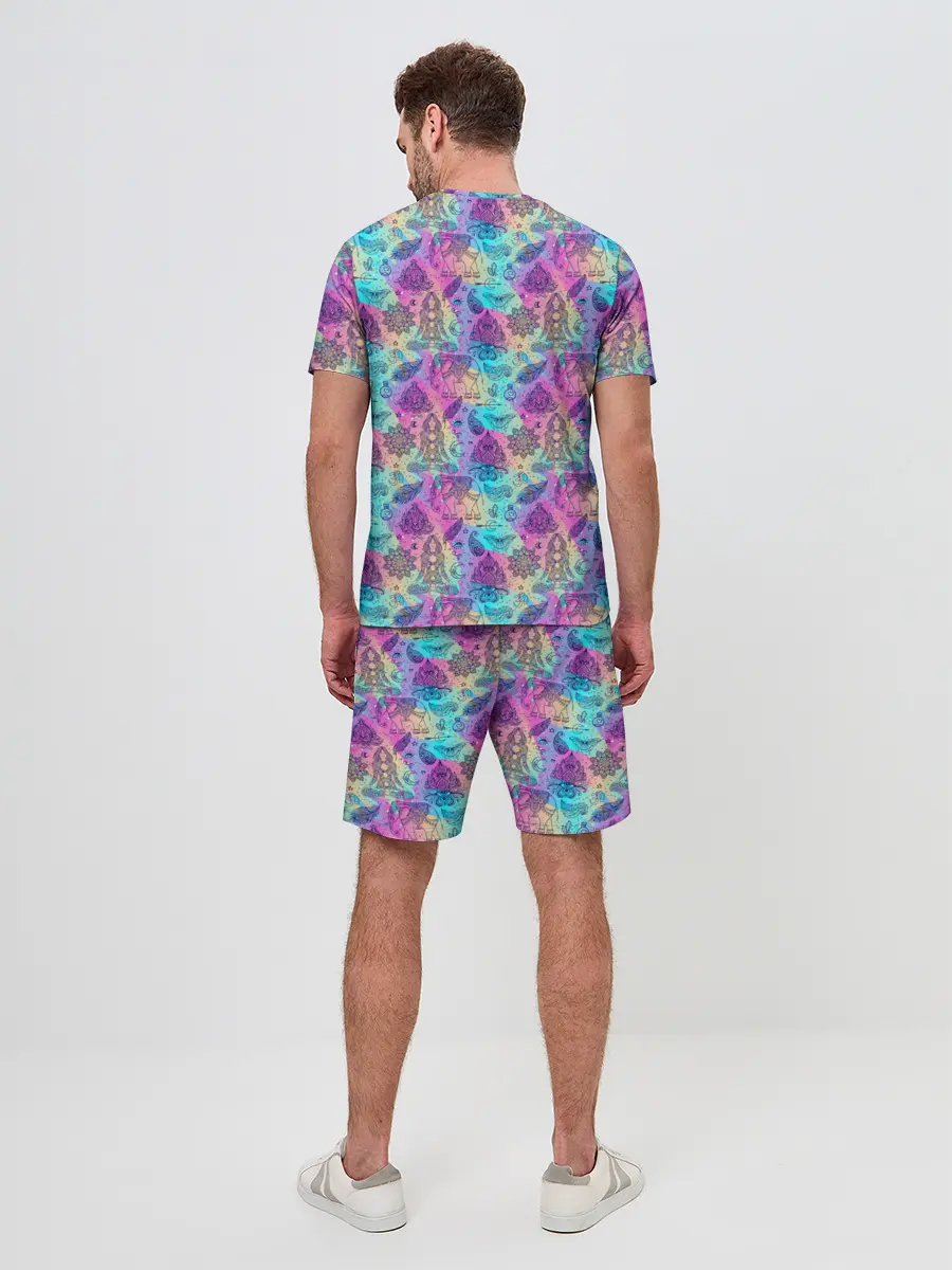 Мужской костюм с шортами / Медитация