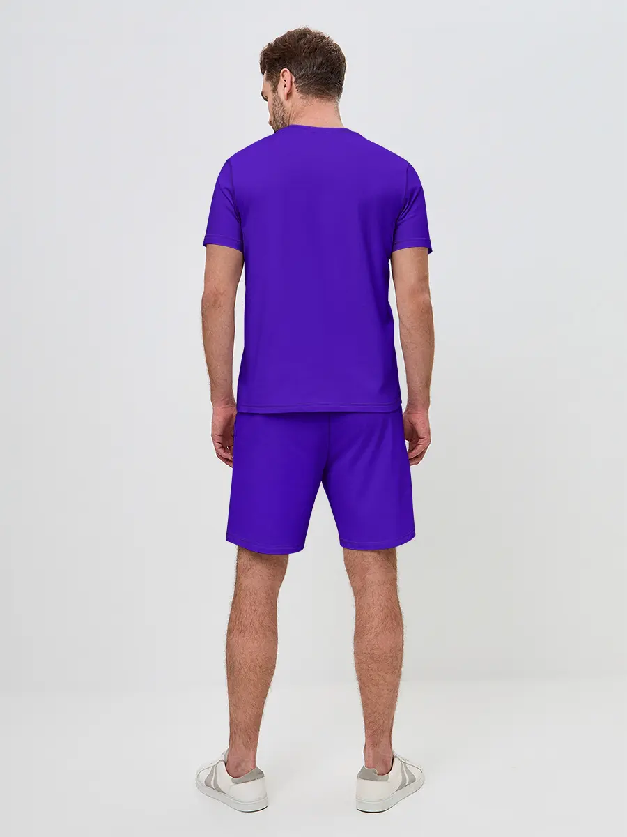 Мужской костюм с шортами / CYBERSTYLE PURPLE EVIL