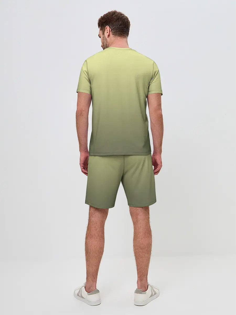 Мужской костюм с шортами / лесной волшебник акварель