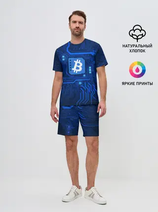 Мужской костюм с шортами / BITCOIN | БИТКОИН