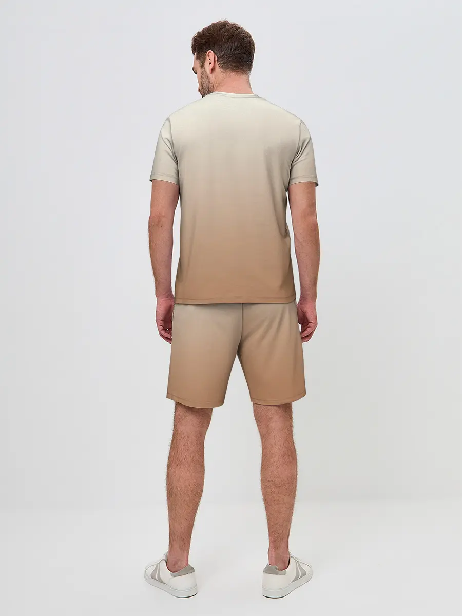 Мужской костюм с шортами / Лисица рисунок