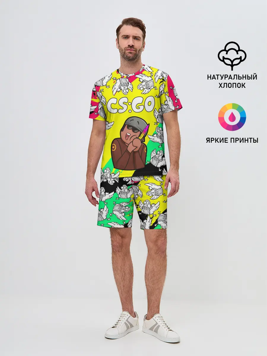 Мужской костюм с шортами / CS GO CHICKEN