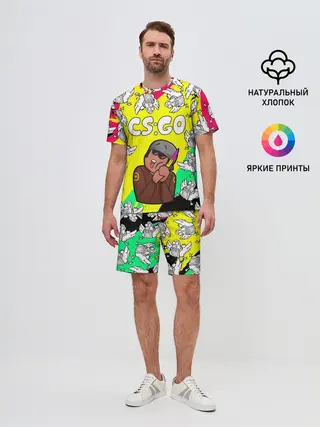 Мужской костюм с шортами / CS GO CHICKEN