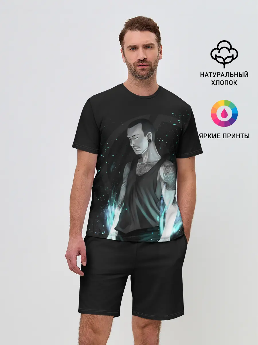 Мужской костюм с шортами / Честер Линкин Парк