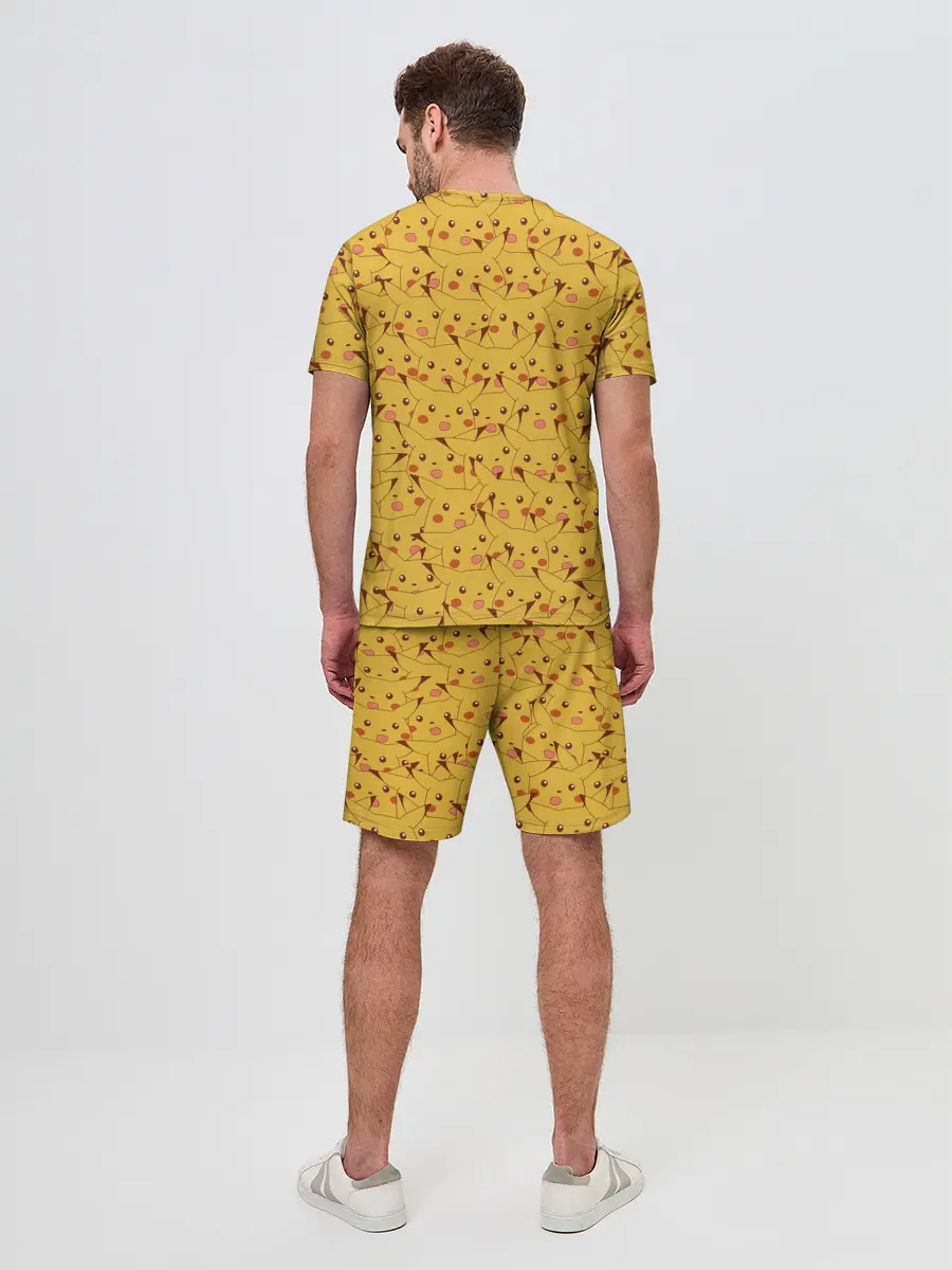 Мужской костюм с шортами / Пикачу