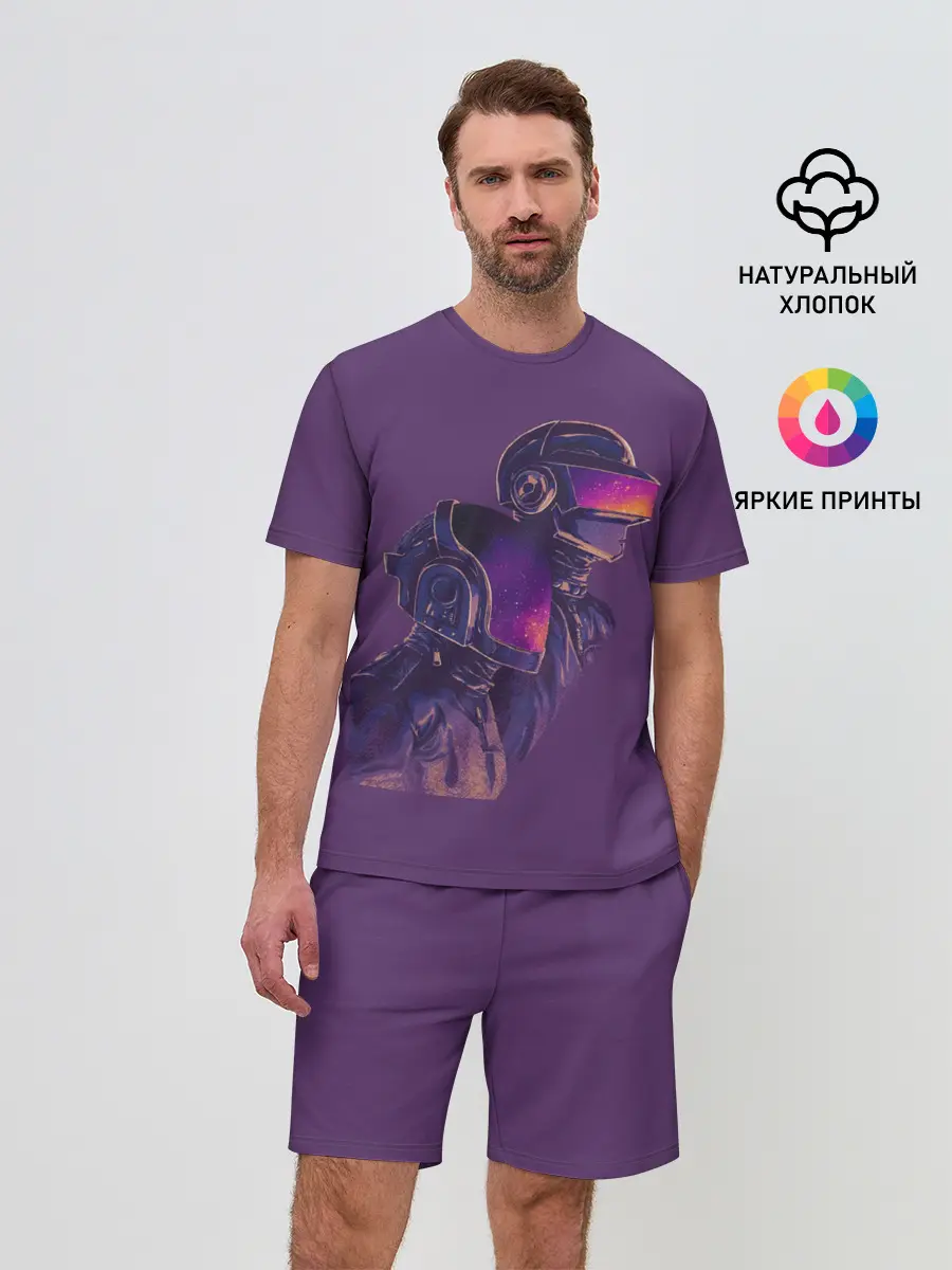 Мужской костюм с шортами / Daft Punk