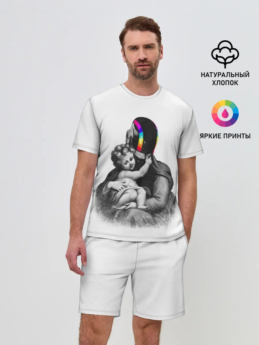 Мужской костюм с шортами / Daft Punk