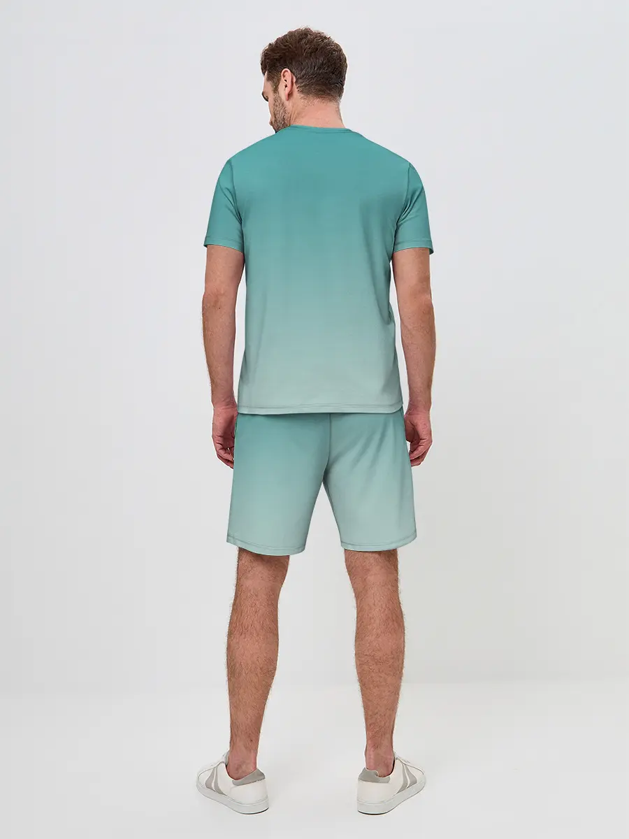 Мужской костюм с шортами / котик на подстилке