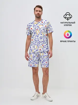Мужской костюм с шортами / Игральные кубики