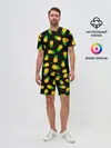 Мужской костюм с шортами / Ананасы