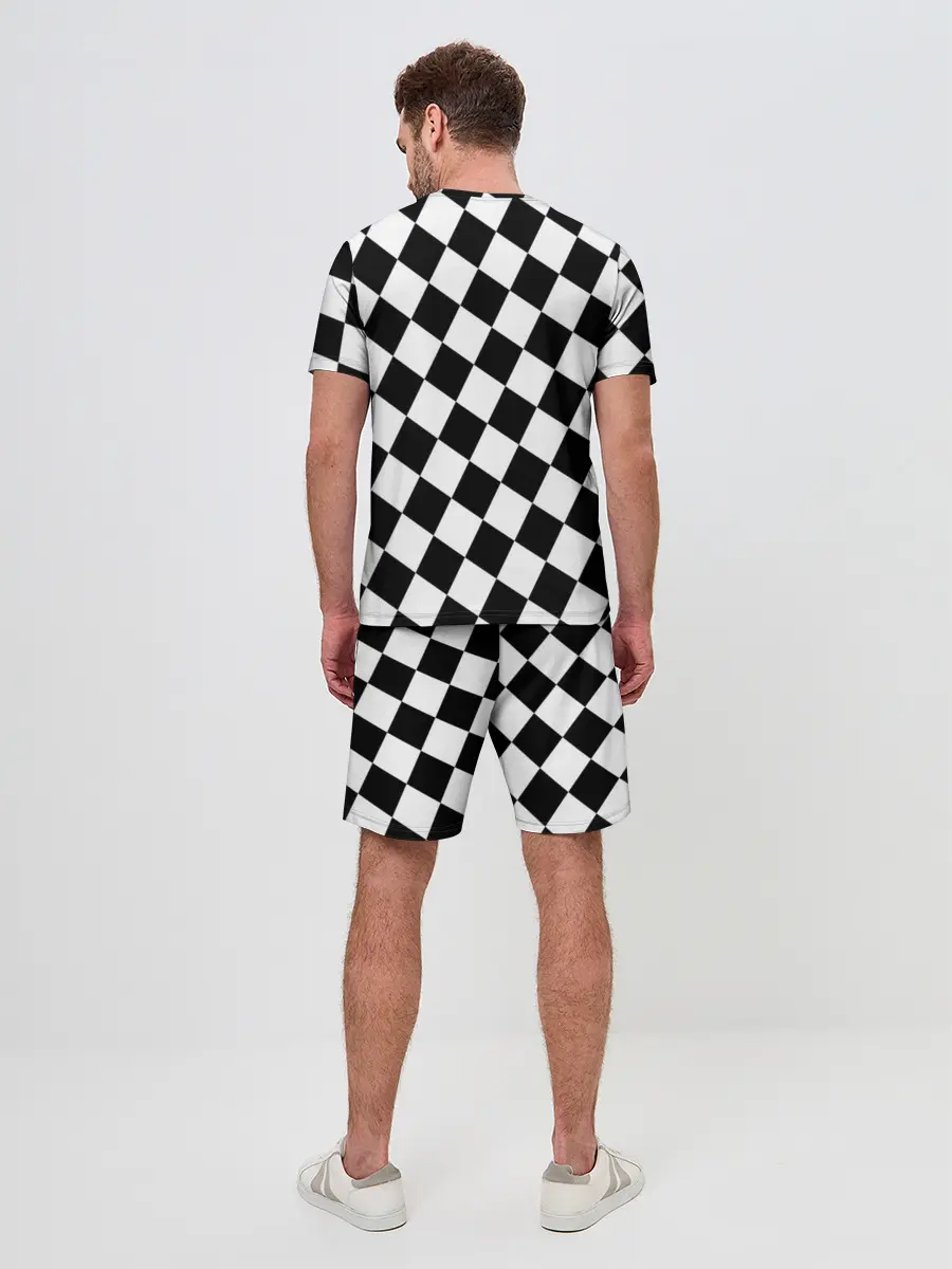 Мужской костюм с шортами / Шахматы
