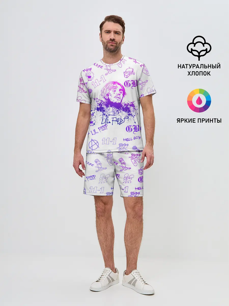 Мужской костюм с шортами / LIL PEEP