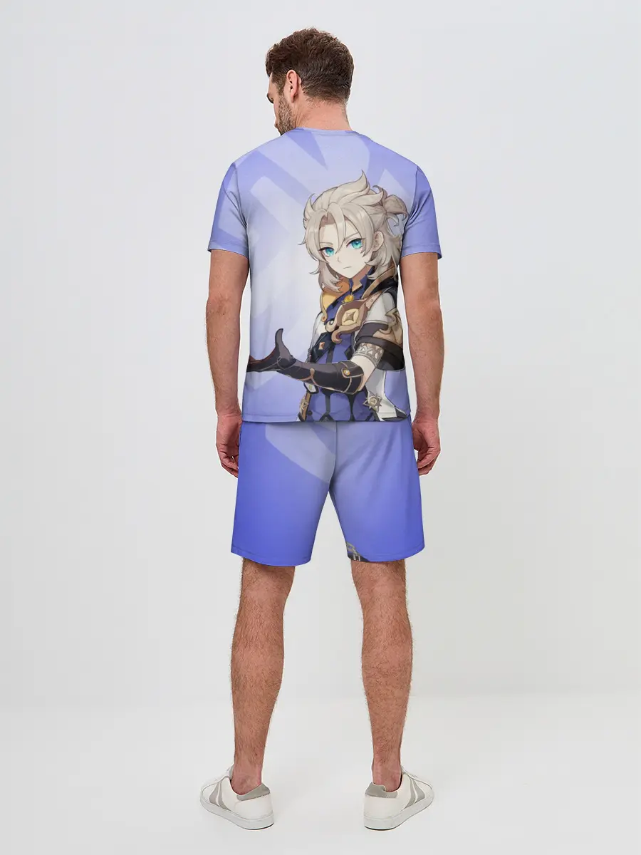 Мужской костюм с шортами / GENSHIN IMPACT, АЛЬБЕДО