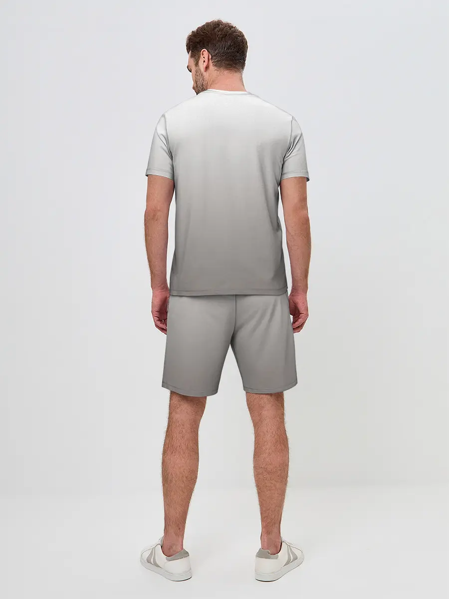 Мужской костюм с шортами / французский бульдог сердечко