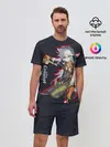 Мужской костюм с шортами / Genshin Impact