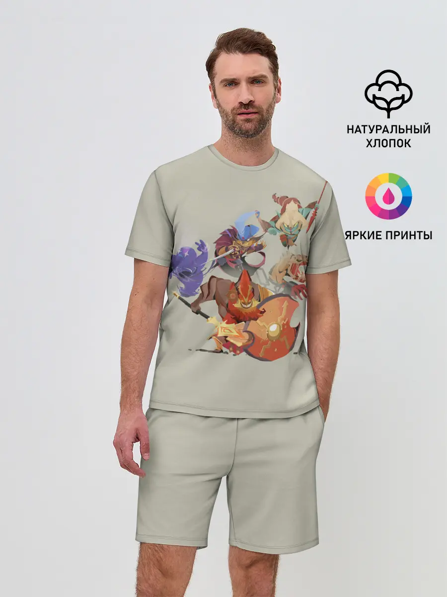 Мужской костюм с шортами / Fight me | Dota 2