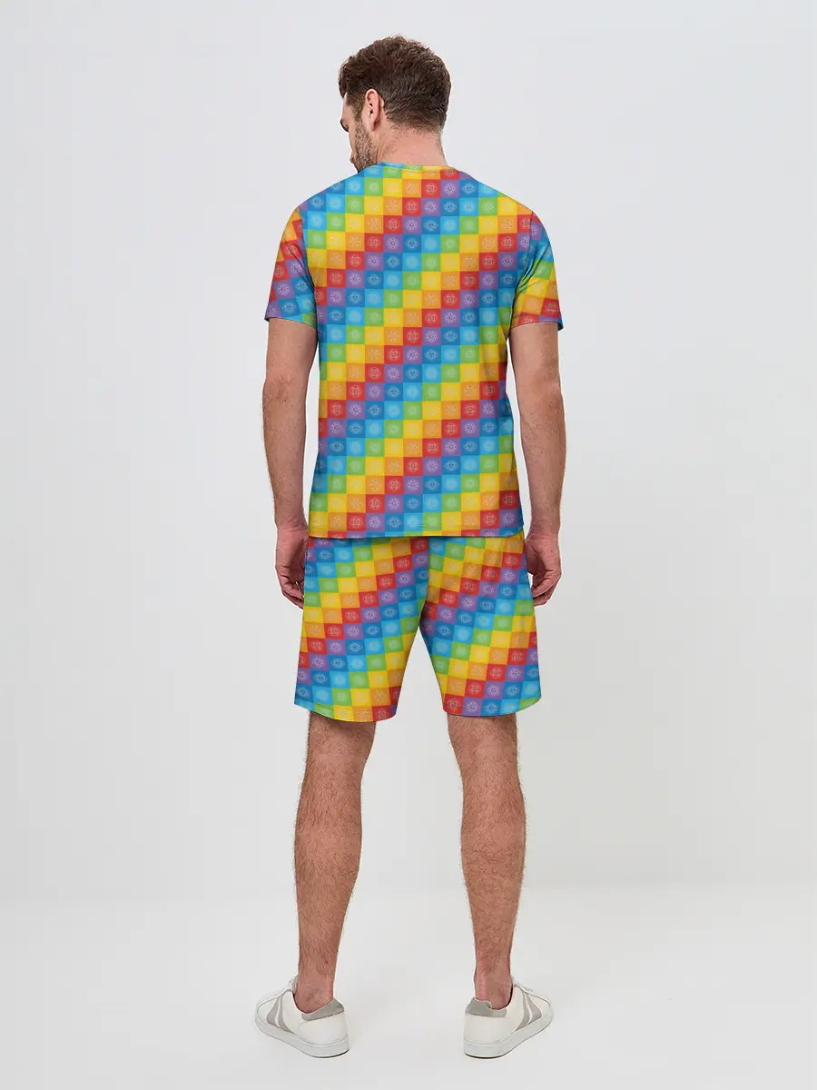 Мужской костюм с шортами / Чакры