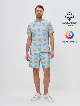 Мужской костюм с шортами / Йога