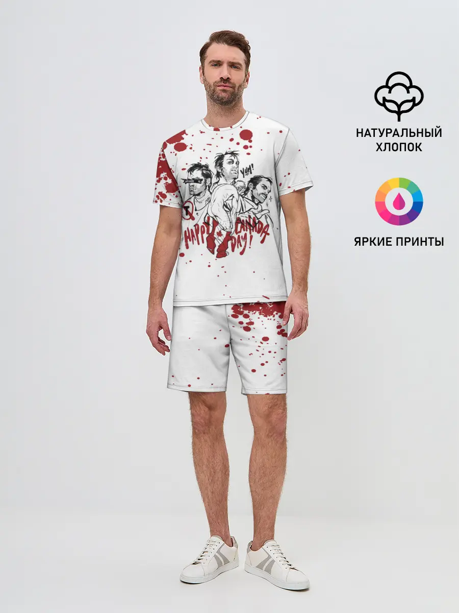 Мужской костюм с шортами / HAPPY CANADA DAY