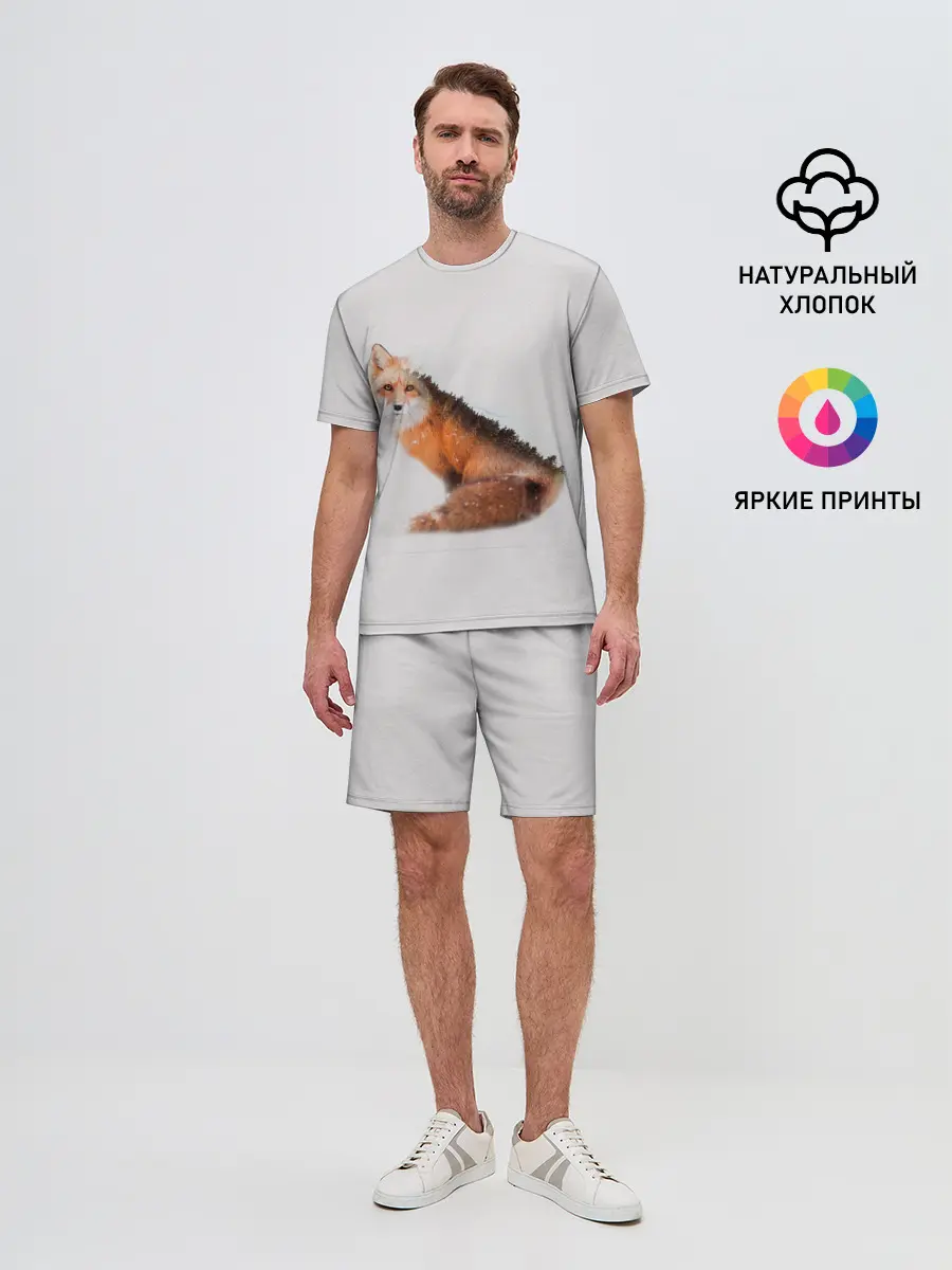 Мужской костюм с шортами / Лисица