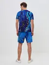 Мужской костюм с шортами / СИНИЙ ГРАНИТ