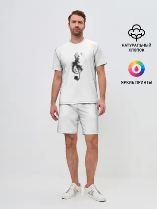 Мужской костюм с шортами / Ключ из дыма