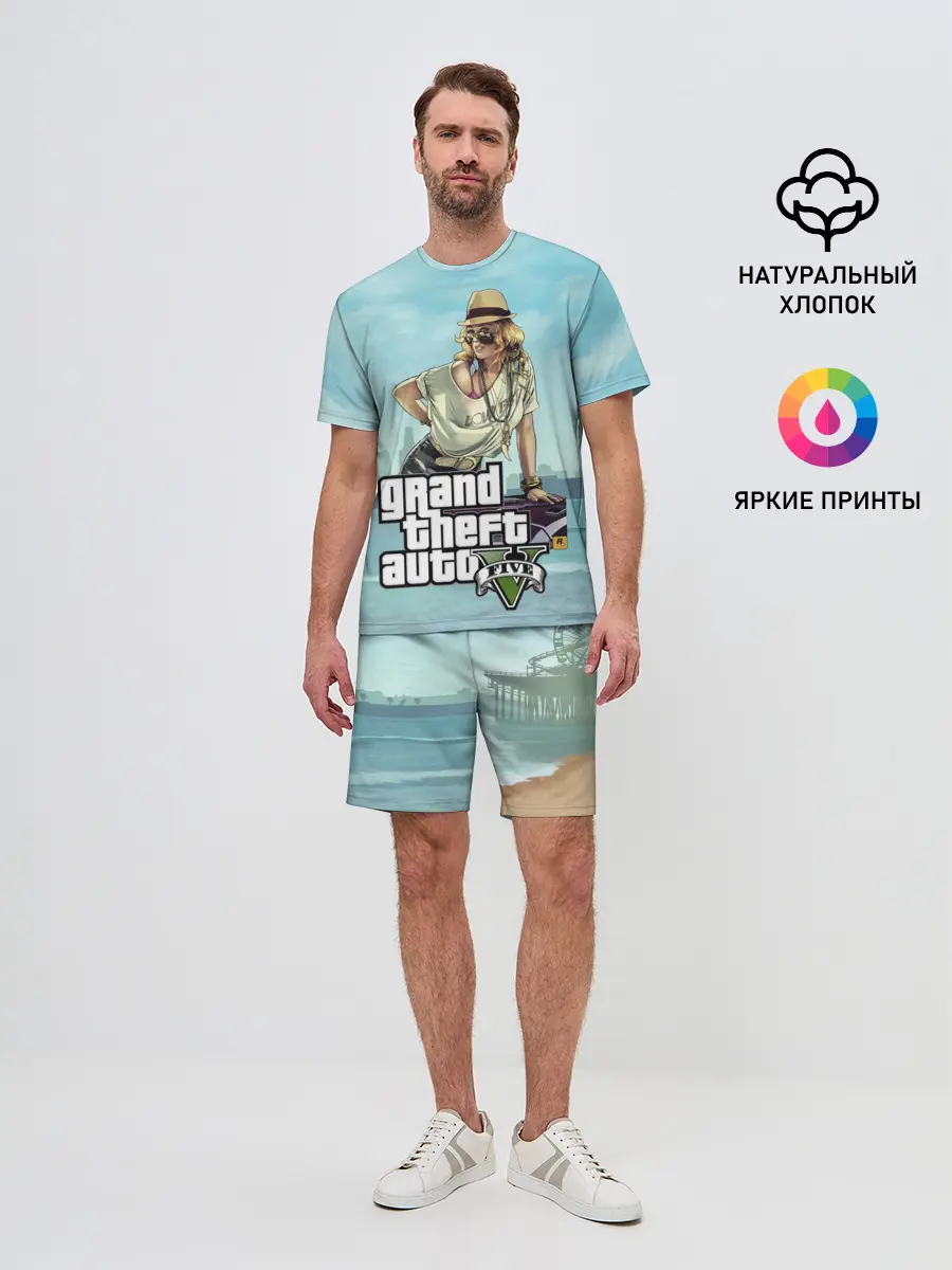 Мужской костюм с шортами / Grand Theft Auto 5 девушка