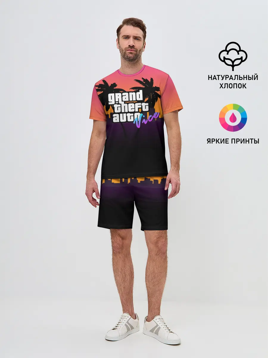 Мужской костюм с шортами / Grand Theft Auto vice