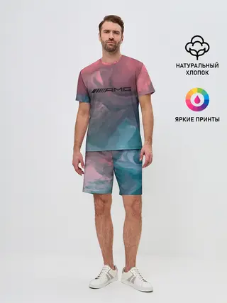 Мужской костюм с шортами / MERCEDES AMG | МЕРСЕДЕС АМГ