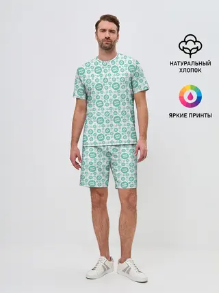 Мужской костюм с шортами / Водолей