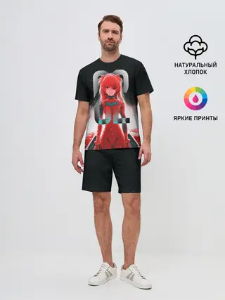 Мужской костюм с шортами / Asuka Langle Black