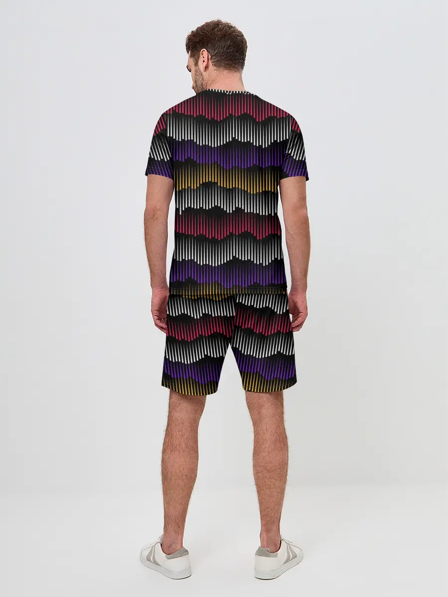 Мужской костюм с шортами / Волны