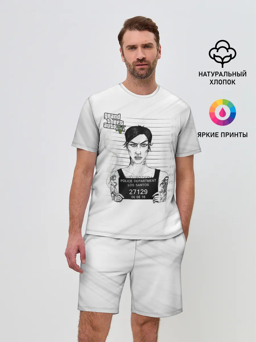 Мужской костюм с шортами / POLICE LOS SANTOS GTA