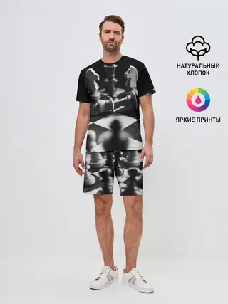 Мужской костюм с шортами / Шахматы