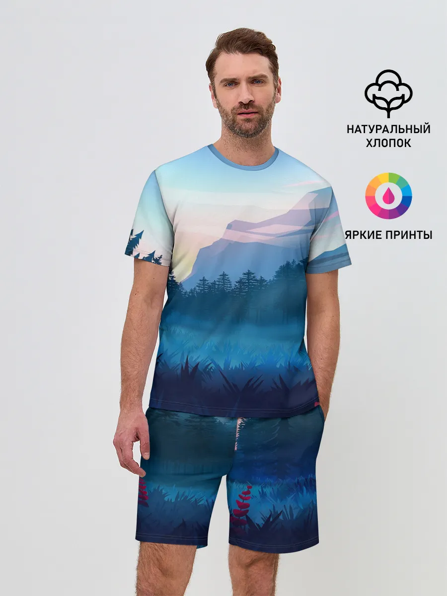 Мужской костюм с шортами / Рассвет