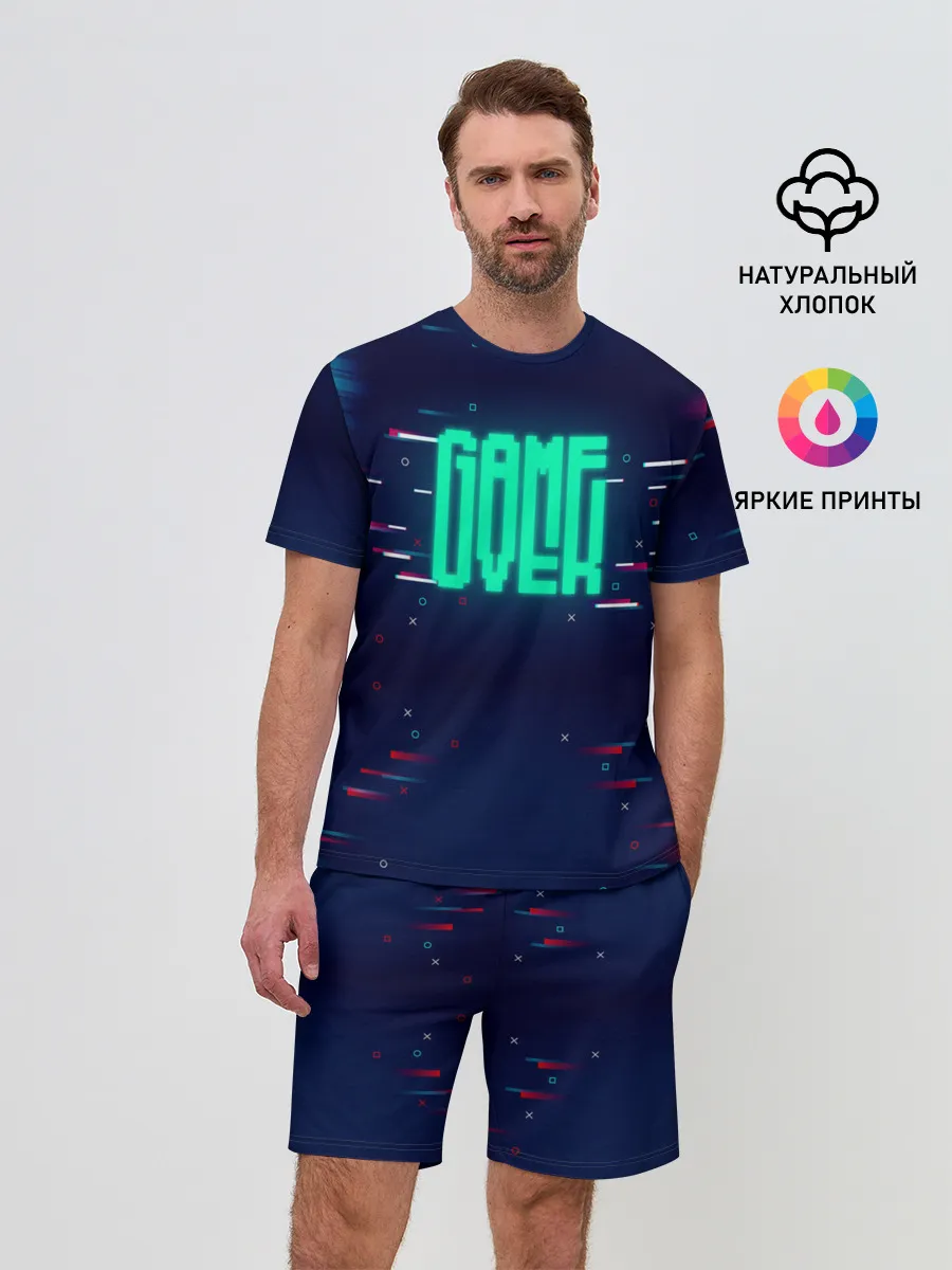 Мужской костюм с шортами / Game Over